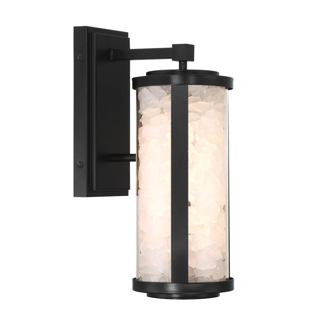 Minka-Lavery 8181-66A-L Coal Black Salt Creek - Led Outdoor Wall Sconce Image 1