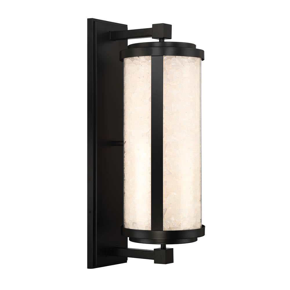 Minka-Lavery 8183-66A-L Coal Black Salt Creek - Led Outdoor Wall Sconce Image 1