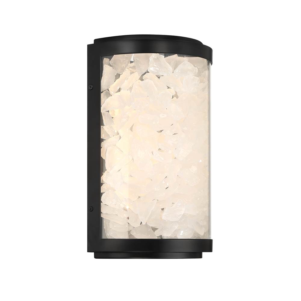 Minka-Lavery 8185-66A-L Coal Black Salt Creek Led Outdoor Wall Mount Image 1