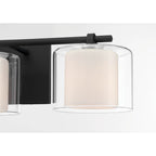 Minka-Lavery 2063-899 Dark Matte Black Seville 22.75'' Wide 3-light Vanity Image 6
