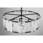 Minka-Lavery 3636-899 Dark Matte Black Veil 29.25'' 6-light Pendant Image 6