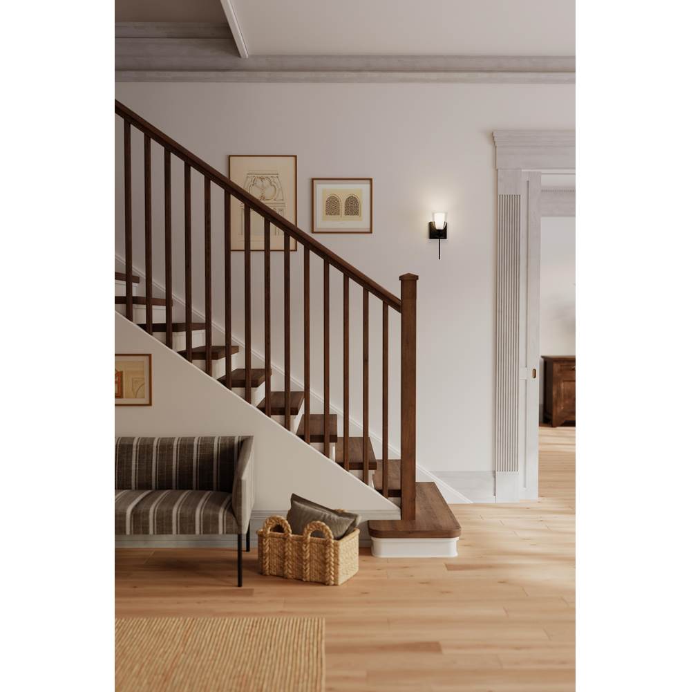Minka-Lavery 10251-899 Dark Matte Black Elowen 14.25'' High 1-light Bath Sconce Image 5