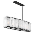 Minka-Lavery 3639-899 Dark Matte Black Veil 48'' 6-light Linear Chandelier Image 8
