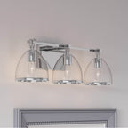 Minka-Lavery 15023-77 Chrome Wynnfrost 24'' Wide 3-light Vanity Image 4