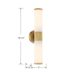Minka-Lavery 12062-791 Brushed Gold Voltelle 20.25'' High 2-light Wall Sconce Image 3