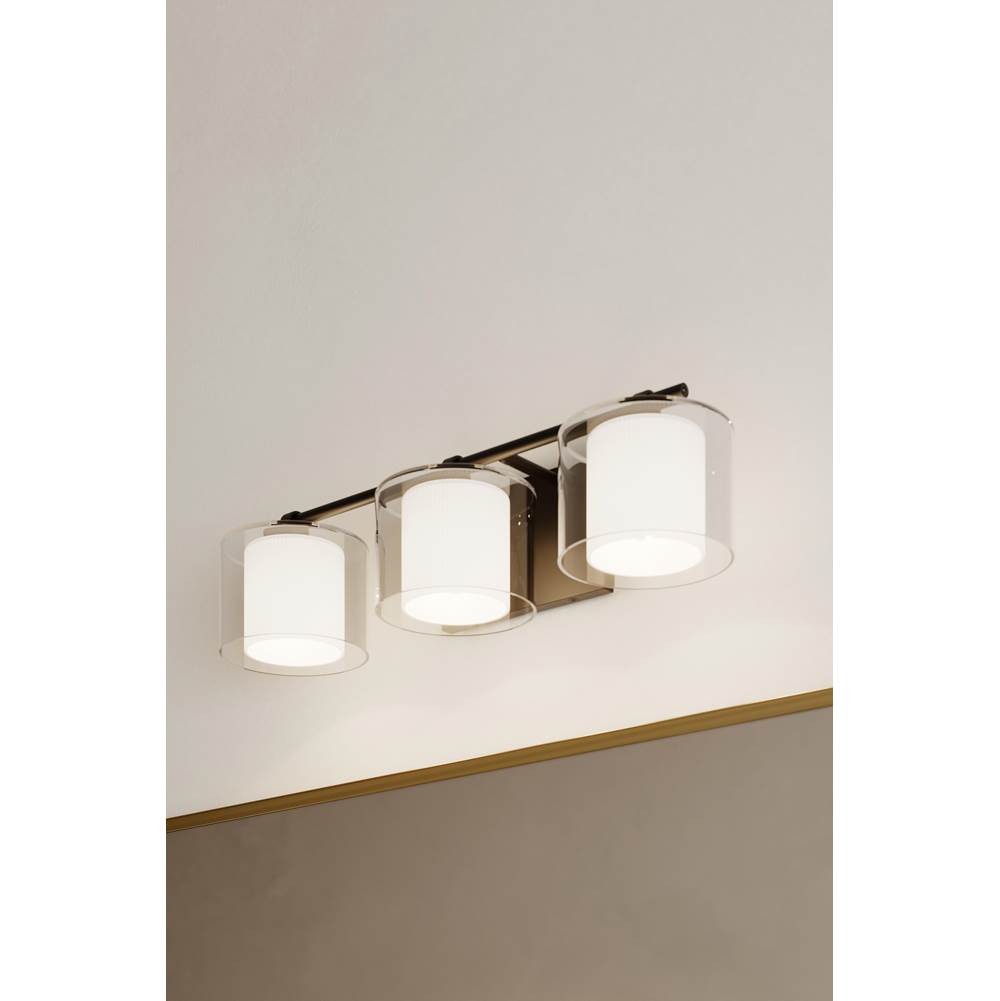 Minka-Lavery 2063-899 Dark Matte Black Seville 22.75'' Wide 3-light Vanity Image 4