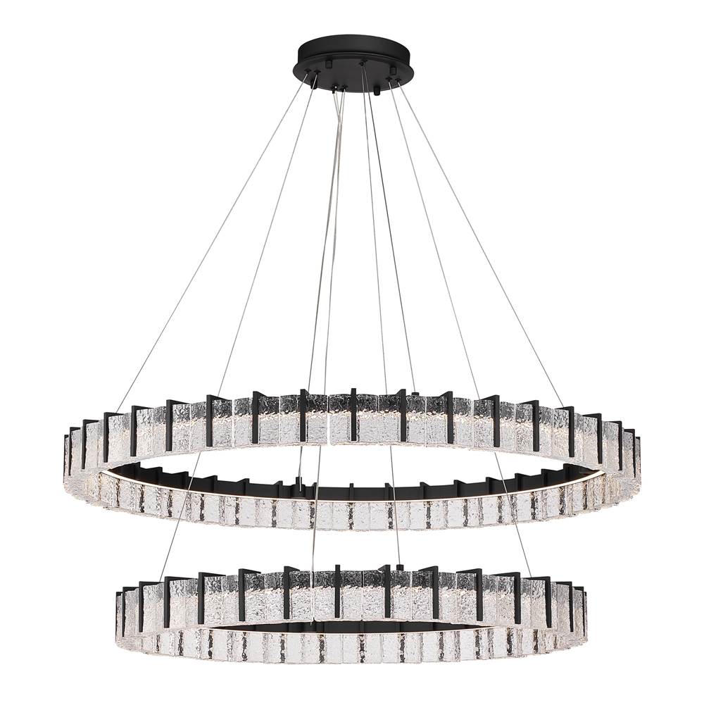 Minka-Lavery 2419-899-L Dark Matte Black Sevryn 44.5'' Led Chandelier Image 1