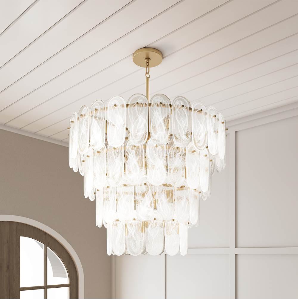 Minka-Lavery 2250-732 Legacy Brass Oldmill 37'' 15-light Pendant Image 4