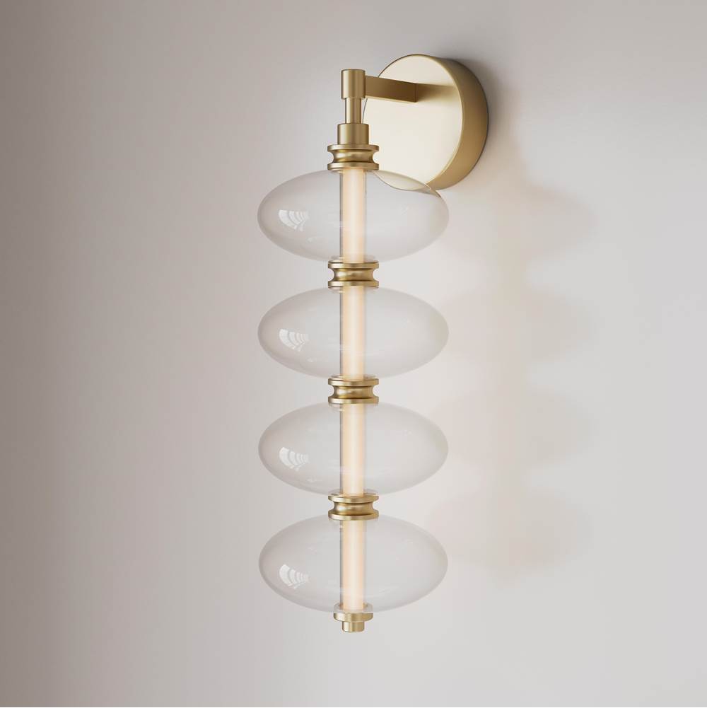 Minka-Lavery 10522-732-L Legacy Brass Bollavino 18.5'' High Led Wall Sconce Image 4