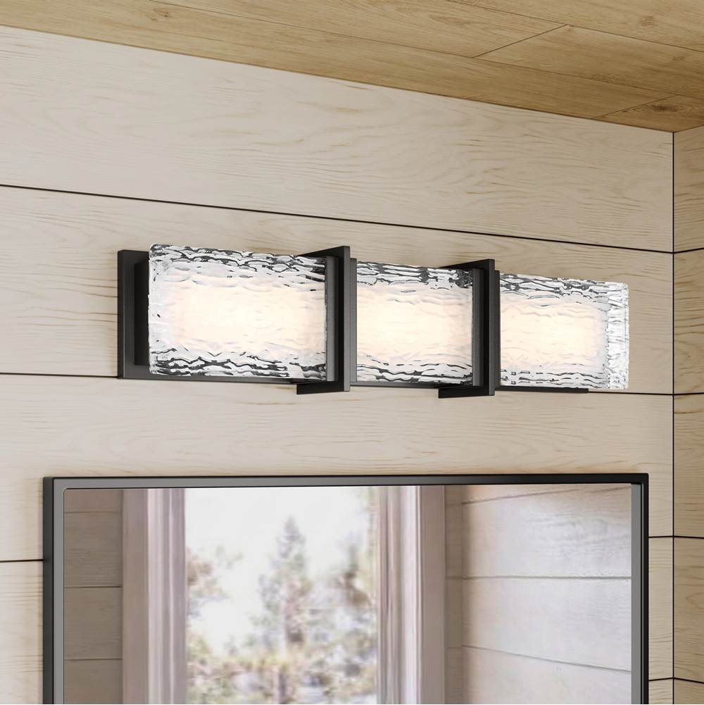 Minka-Lavery 5663-899-L Dark Matte Black Lumina 24.5'' Wide Led Bath Bar Image 4