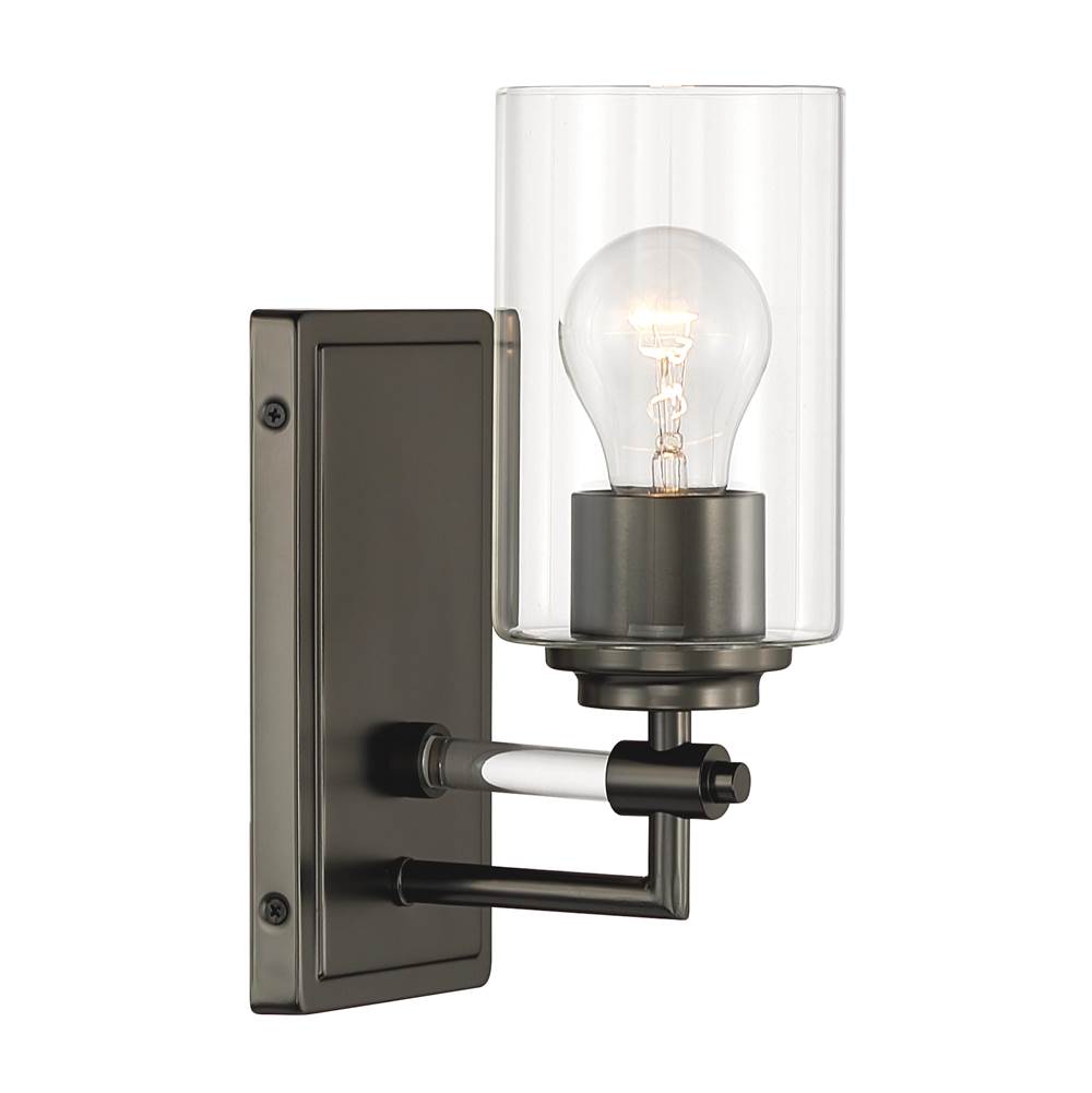 Minka-Lavery 2641-749 Rustic Gun Metal Binsly 10.5'' High 1-light Bath Sconce Image 7