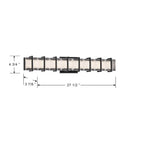 Minka-Lavery 2413-899-L Dark Matte Black Sevryn 27.5'' Wide Led Bath Bar Image 3