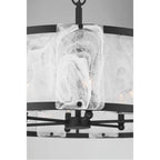 Minka-Lavery 3636-899 Dark Matte Black Veil 29.25'' 6-light Pendant Image 7