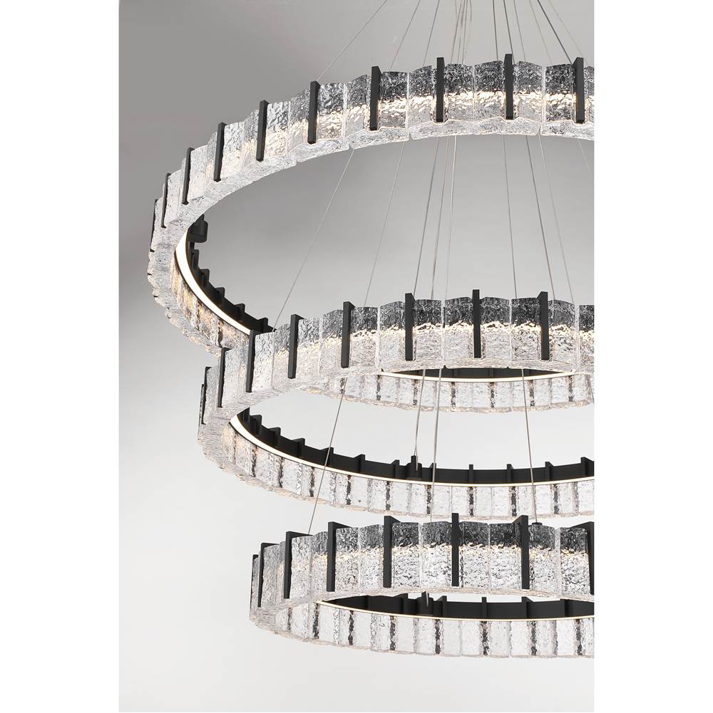 Minka-Lavery 2410-899-L Dark Matte Black Sevryn 44.5'' Led Chandelier Image 7