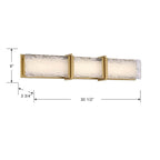 Minka-Lavery 5664-732-L Legacy Brass Lumina 30.5'' Wide Led Bath Bar Image 3