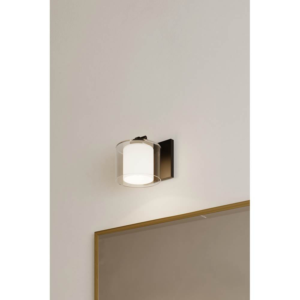 Minka-Lavery 2061-899 Dark Matte Black Seville 6'' High 1-light Bath Sconce Image 4