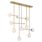 Minka-Lavery 10149-732 Legacy Brass Ursolus 43.5'' 9-light Linear Chandelier Image 9