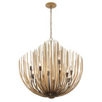Minka-Lavery 16209-876 Legacy Brass With Dark Matte Black Florenza 32'' 12-light Chandelier Image 9