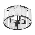 Minka-Lavery 3635-899 Dark Matte Black Veil 19.25'' 4-light Semi-flush Mount Image 7
