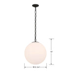 Minka-Lavery 5213-860 Dark Bronze Marbelle 15.75'' 1-light Pendant Image 3