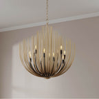 Minka-Lavery 16209-876 Legacy Brass With Dark Matte Black Florenza 32'' 12-light Chandelier Image 4
