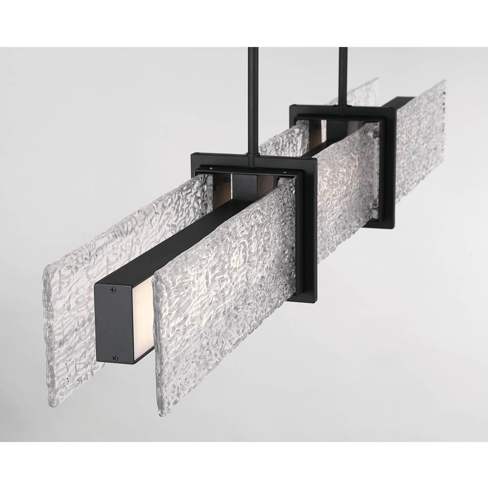 Minka-Lavery 5666-899-L Dark Matte Black Lumina 52'' Led Linear Chandelier Image 6
