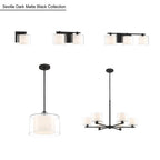 Minka-Lavery 2063-899 Dark Matte Black Seville 22.75'' Wide 3-light Vanity Image 2