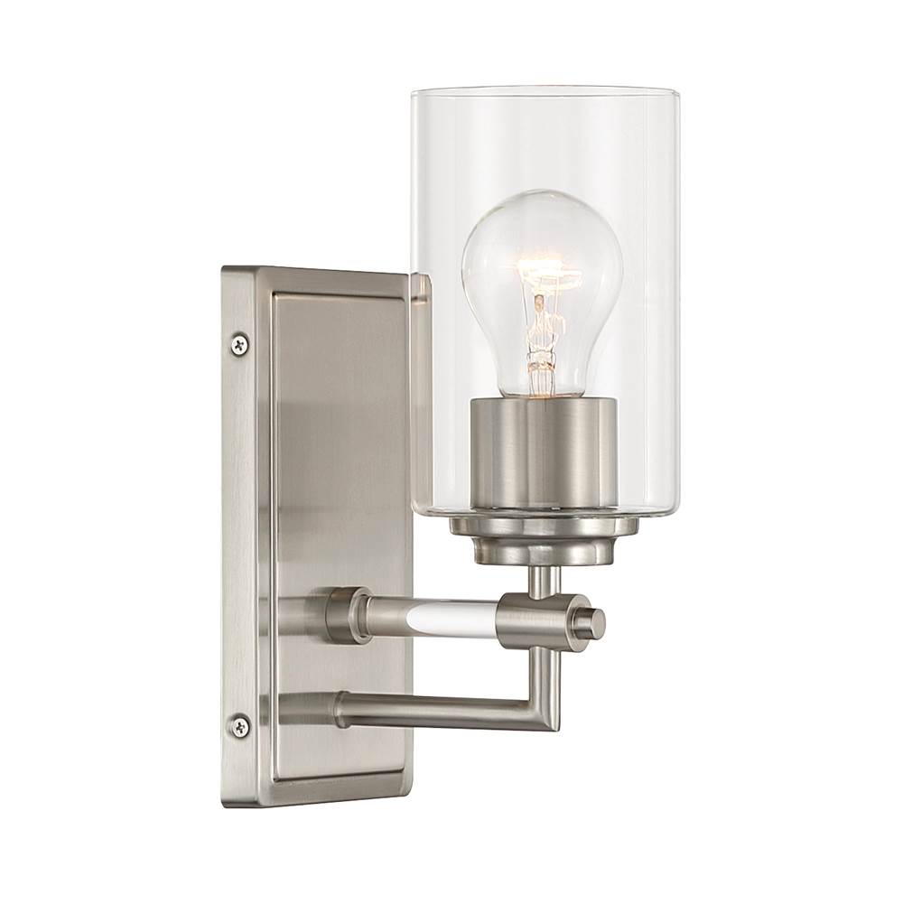 Minka-Lavery 2641-84 Brushed Nickel Binsly 10.5'' High 1-light Bath Sconce Image 7