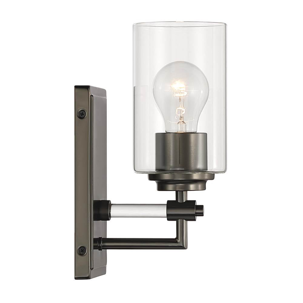 Minka-Lavery 2641-749 Rustic Gun Metal Binsly 10.5'' High 1-light Bath Sconce Image 6