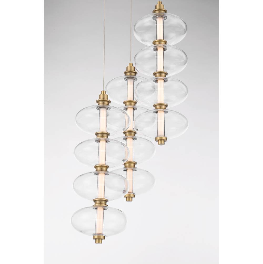 Minka-Lavery 10526-732-L Legacy Brass Bollavino 13'' Led Pendant Image 6