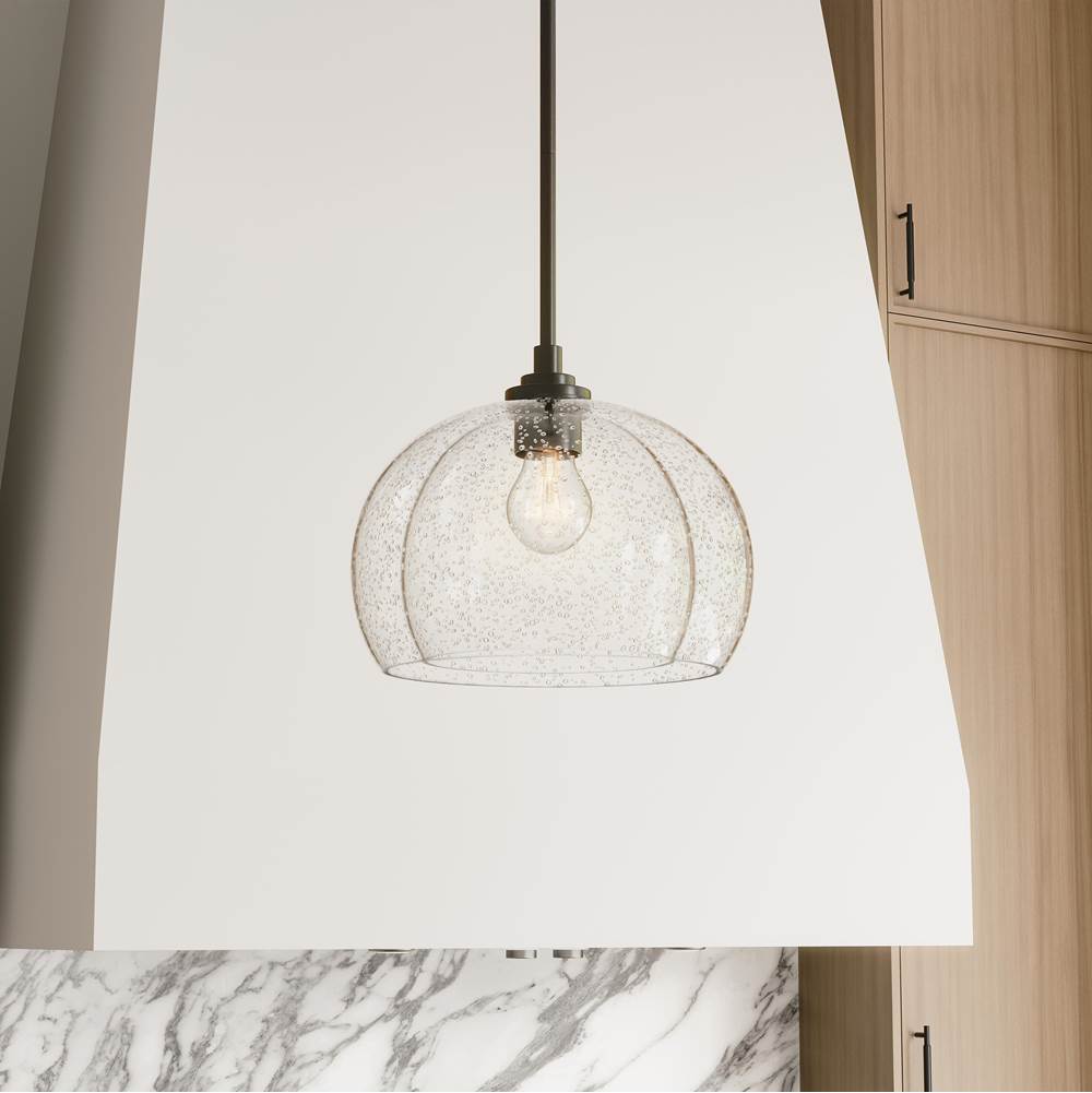 Minka-Lavery 2725-860 Dark Bronze Glint 12'' 1-light Convertible Pendant/semi-flush Mount Image 4