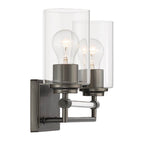 Minka-Lavery 2642-749 Rustic Gun Metal Binsly 15.75'' Wide 2-light Vanity Image 6