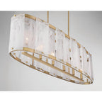Minka-Lavery 3639-732 Legacy Brass Veil 48'' 6-light Linear Chandelier Image 6