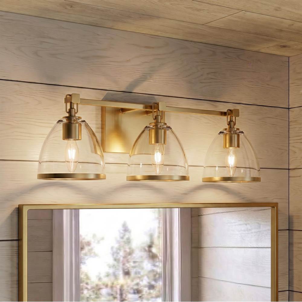 Minka-Lavery 15023-791 Brushed Gold Wynnfrost 24'' Wide 3-light Vanity Image 4