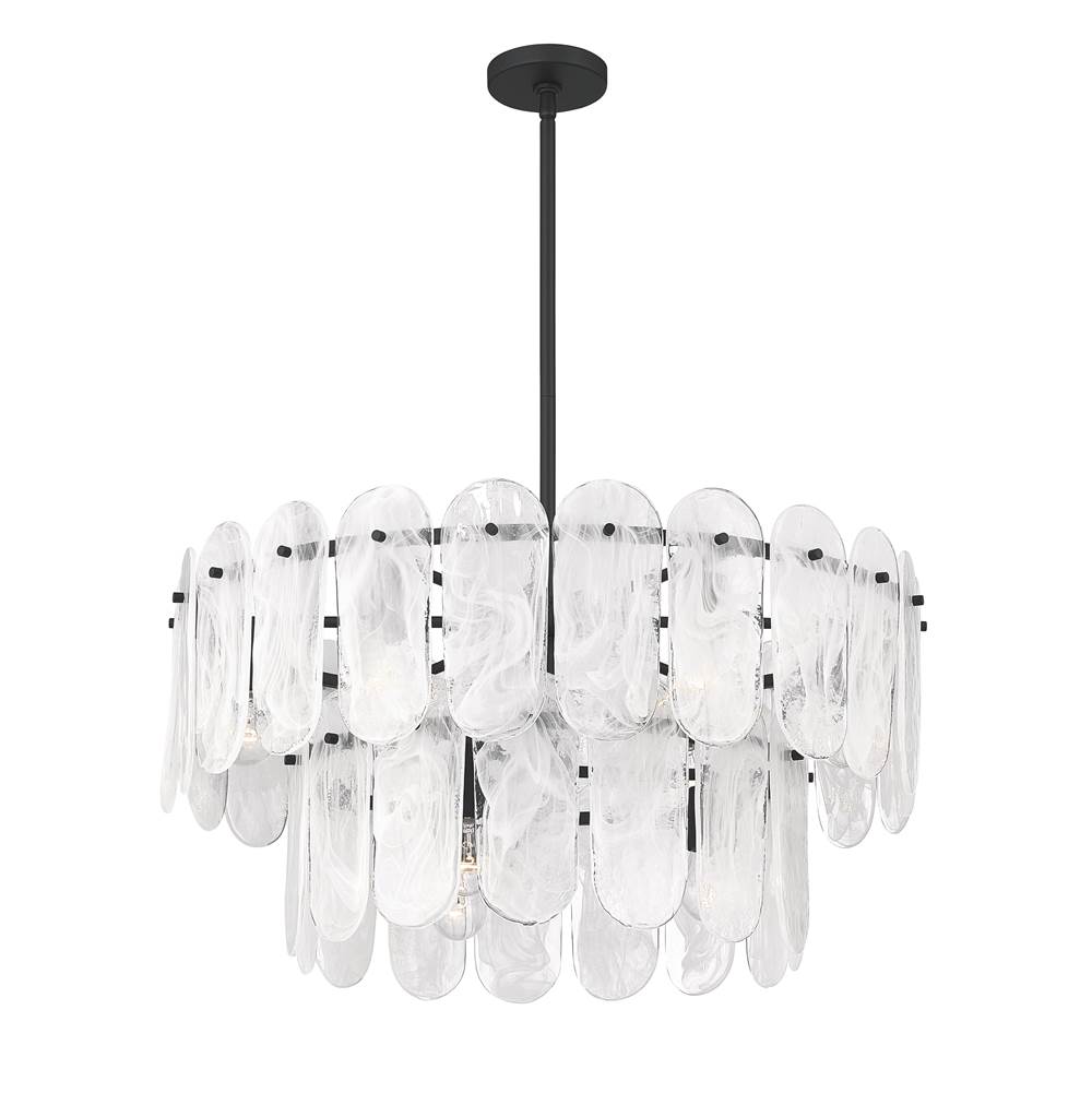 Minka-Lavery 2599-899 Dark Matte Black Oldmill 30.25'' 9-light Pendant Image 9