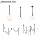 Minka-Lavery 5213-860 Dark Bronze Marbelle 15.75'' 1-light Pendant Image 2
