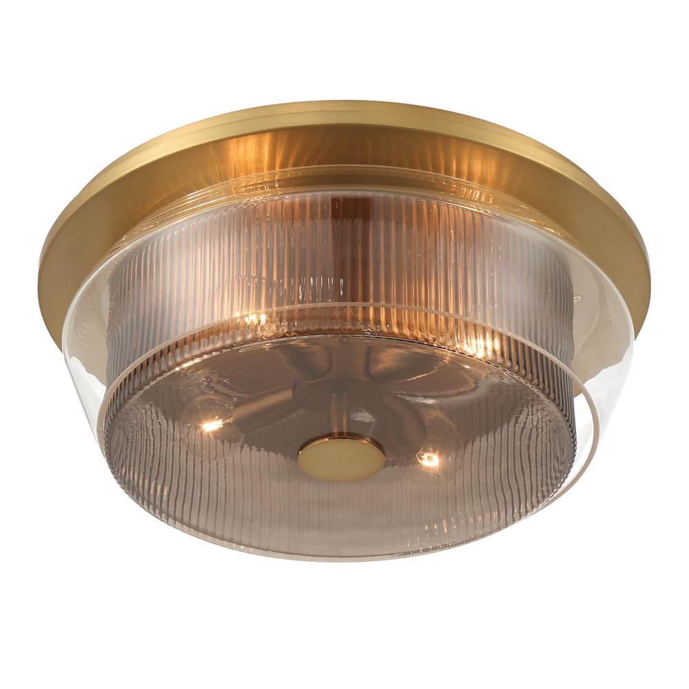 Minka-Lavery 14014-732 Legacy Brass Kiruna 17'' 4-light Flush Mount Image 7