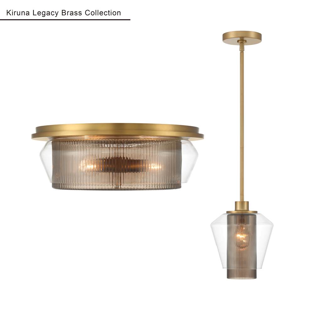 Minka-Lavery 14015-732 Legacy Brass Kiruna 8'' 1-light Mini Pendant Image 2