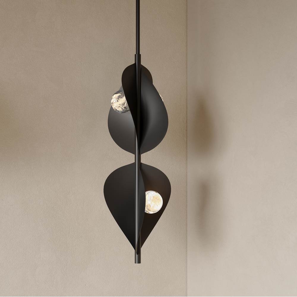 Minka-Lavery 3976-66-L Sand Coal Black Pod 8.25'' Led Pendant Image 4