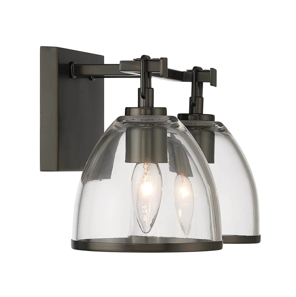 Minka-Lavery 15022-749 Rustic Gun Metal Wynnfrost 15'' Wide 2-light Vanity Image 7