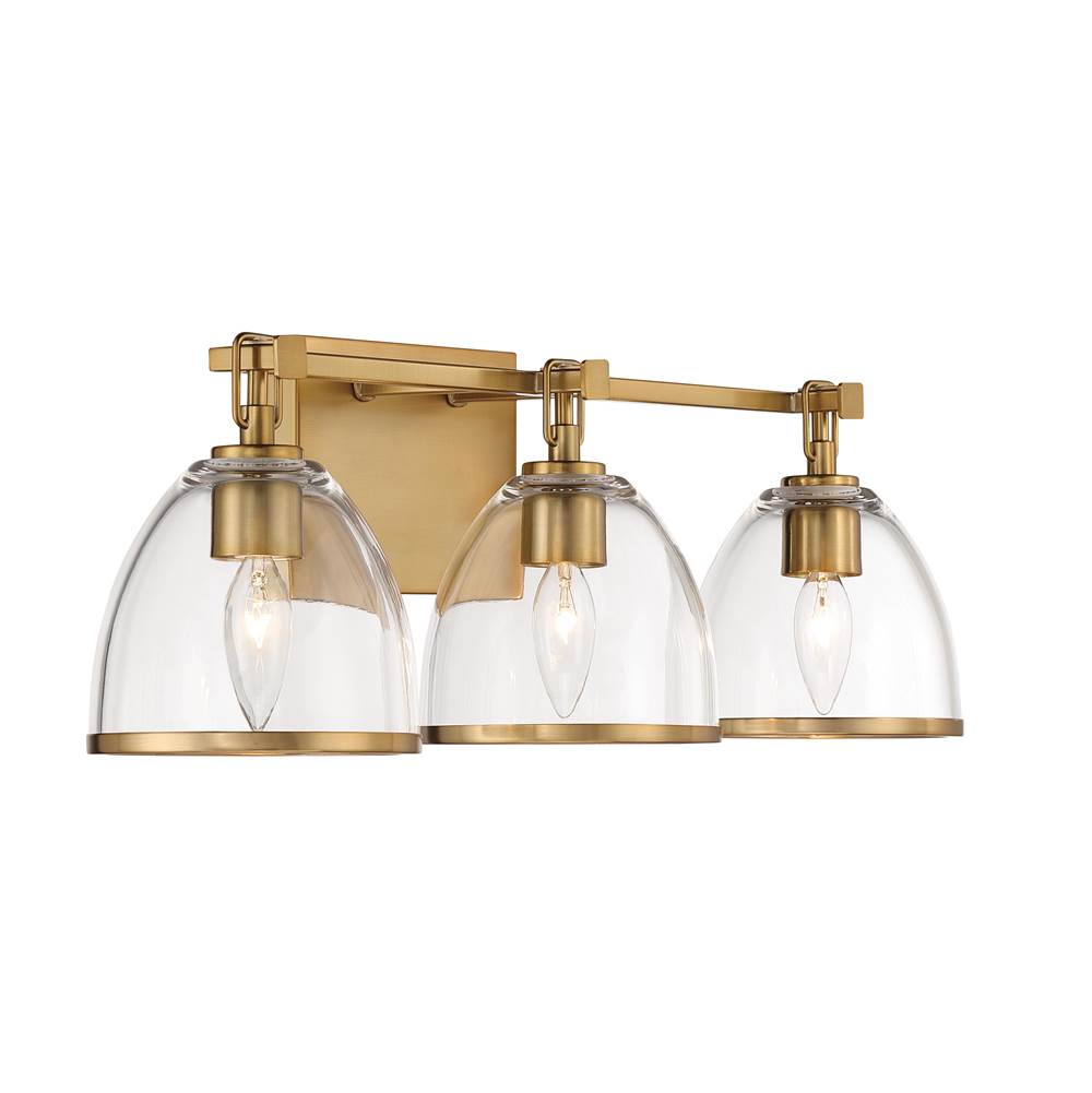 Minka-Lavery 15023-791 Brushed Gold Wynnfrost 24'' Wide 3-light Vanity Image 8