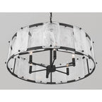 Minka-Lavery 3636-899 Dark Matte Black Veil 29.25'' 6-light Pendant Image 5