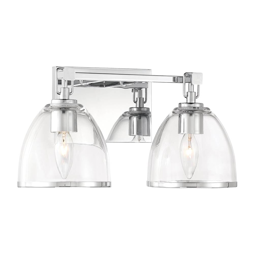 Minka-Lavery 15022-77 Chrome Wynnfrost 15'' Wide 2-light Vanity Image 9