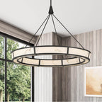 Minka-Lavery 3476-860-L Dark Bronze Velaris 36.25'' Led Pendant Image 4