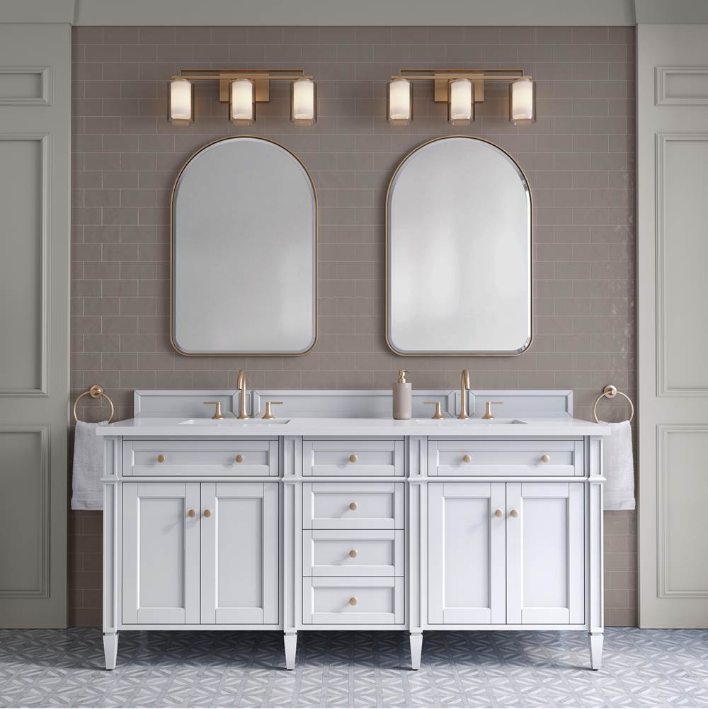 Minka-Lavery 6103-791 Brushed Gold Parsons Studio 24'' Wide 3-light Vanity Image 5