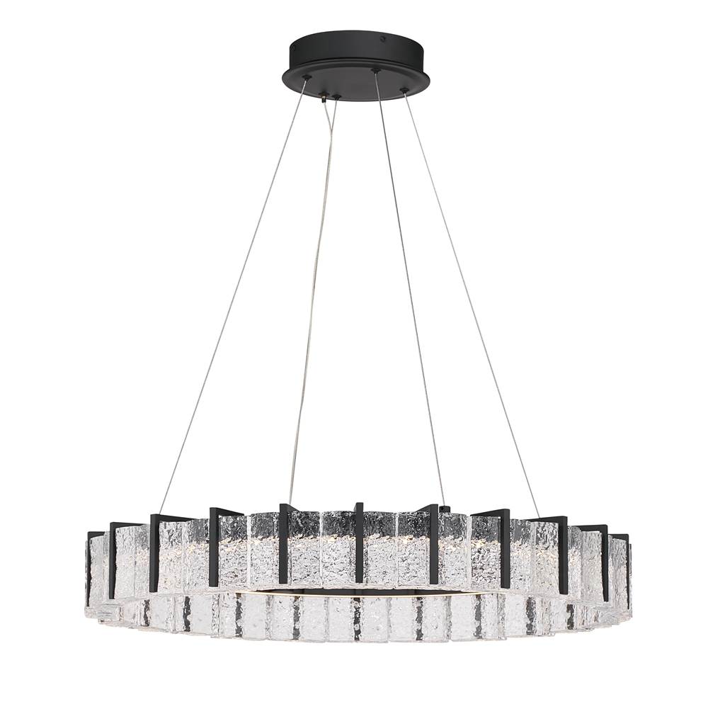 Minka-Lavery 2415-899-L Dark Matte Black Sevryn 27.5'' Led Pendant Image 1