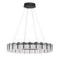 Minka-Lavery 2415-899-L Dark Matte Black Sevryn 27.5'' Led Pendant Image 1