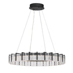 Minka-Lavery 2415-899-L Dark Matte Black Sevryn 27.5'' Led Pendant Image 1