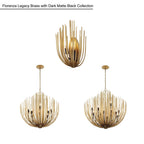 Minka-Lavery 16202-876 Legacy Brass With Dark Matte Black Florenza 14'' High 2-light Wall Sconce Image 2