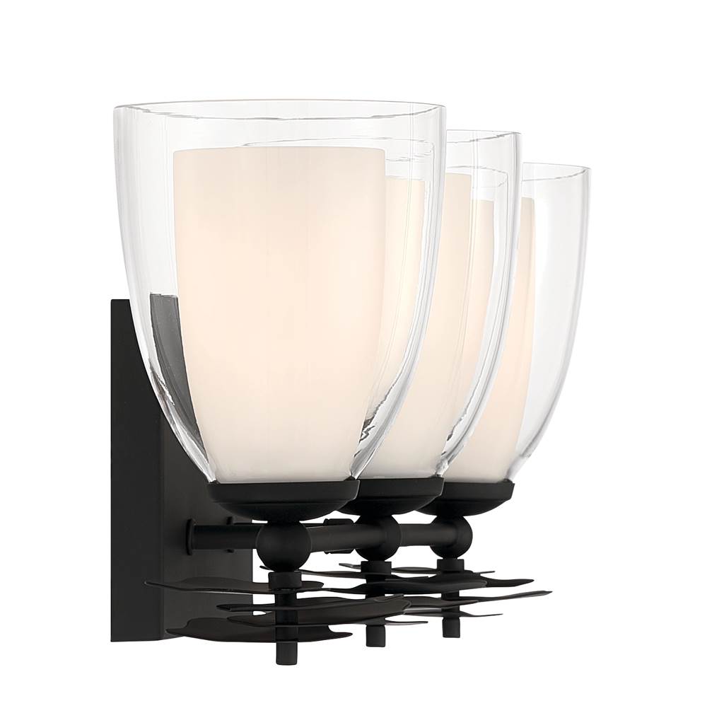 Minka-Lavery 10253-899 Dark Matte Black Elowen 21.75'' Wide 3-light Vanity Image 7